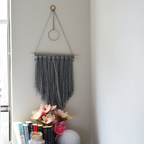 Handmade Yarn Wall Hanging - Picture 6 of 6